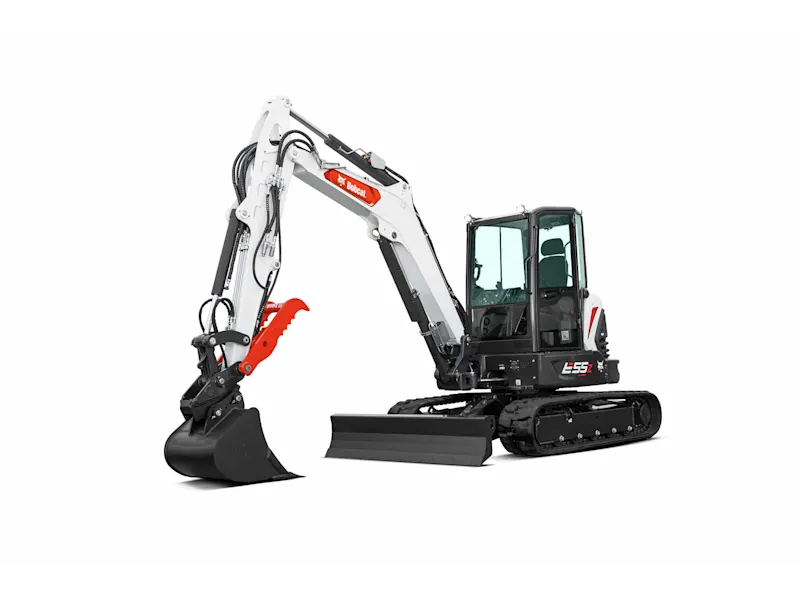 Bobcat E55Z compact excavator